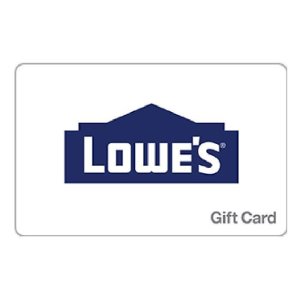 Lowe's $100 Gift Card, Digital Delivery
