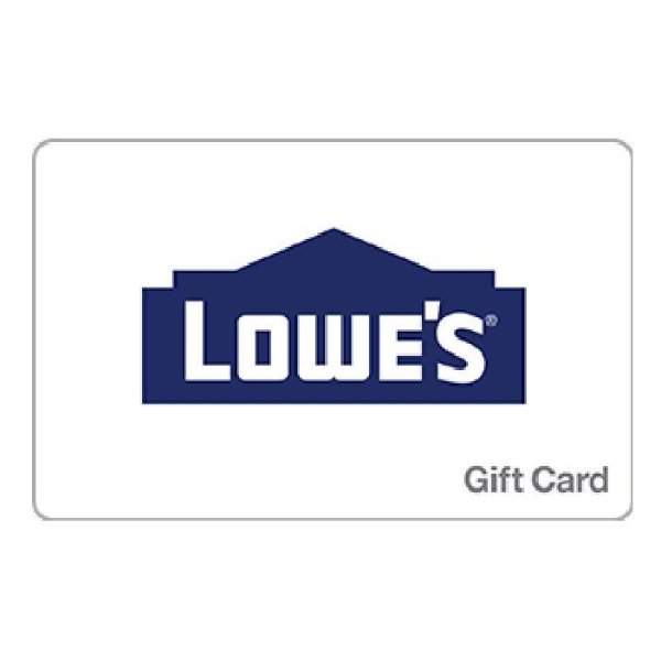 Lowe's $100 电子礼卡 加送$10