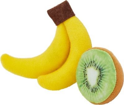 Plush Banana and Kiwi Cat Toy with Catnip, 2-Pack - Chewy.com
