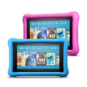 Fire 7 Kids Edition Tablet Variety Pack, 16GB (Blue/Pink) Kid-Proof Case