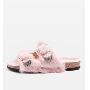 FALCON Furry Sandals @ TopShop
