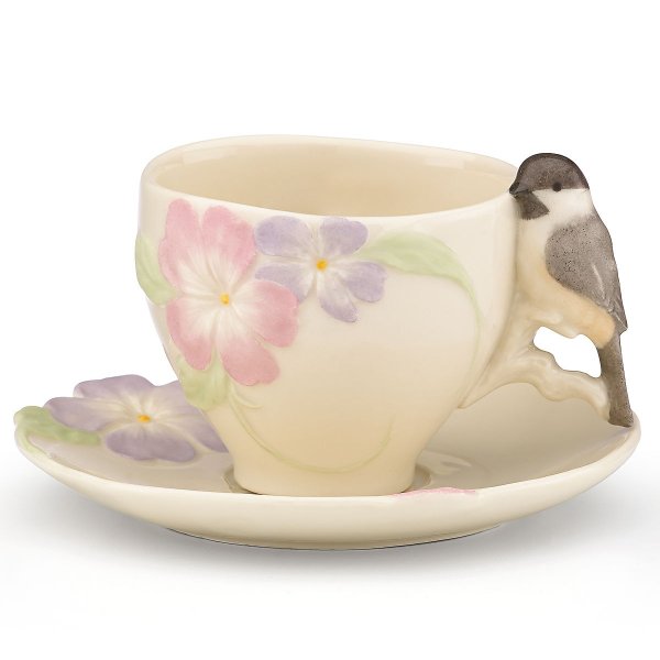 Blossoms & Birds&#8482; Teacup & Saucer by Lenox