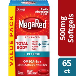 Omega-3+抗氧化剂 全身保健胶囊 500mg 65粒x2盒
