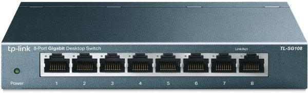 TL-SG108 Unmanaged 10/100/1000Mbps 8-Port Gigabit Desktop Switch