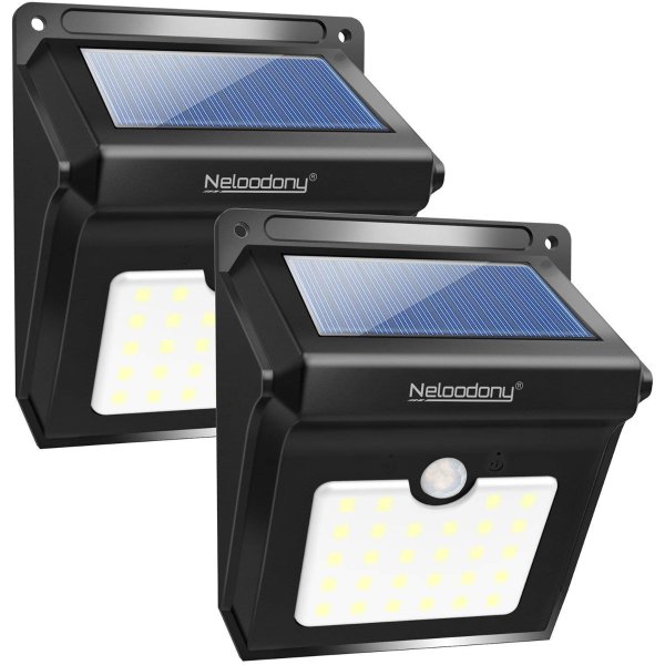 Neloodony Solar Motion Sensor Light Outdoor