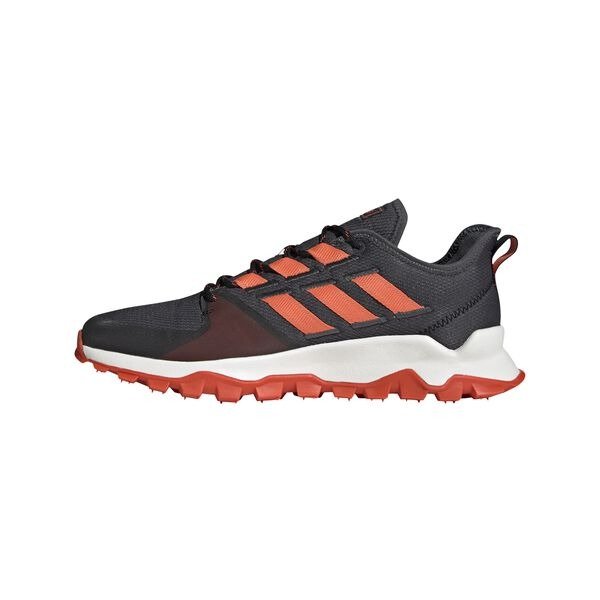 Men's Kanadia Trail Running Shoes Grey Six/Active Red/Core Black 7