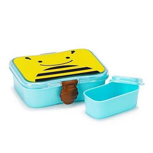 Baby Zoo Little Kid and Toddler Mealtime Lunch Kit Feeding Set, Multi, Brooklyn Bee