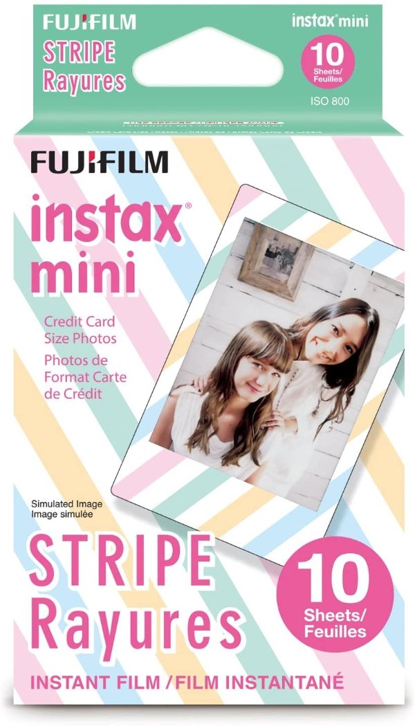 Instax Mini Stripe Film - 10 Exposures