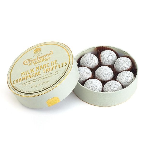 "Marc de Champagne" Milk Chocolate Truffles