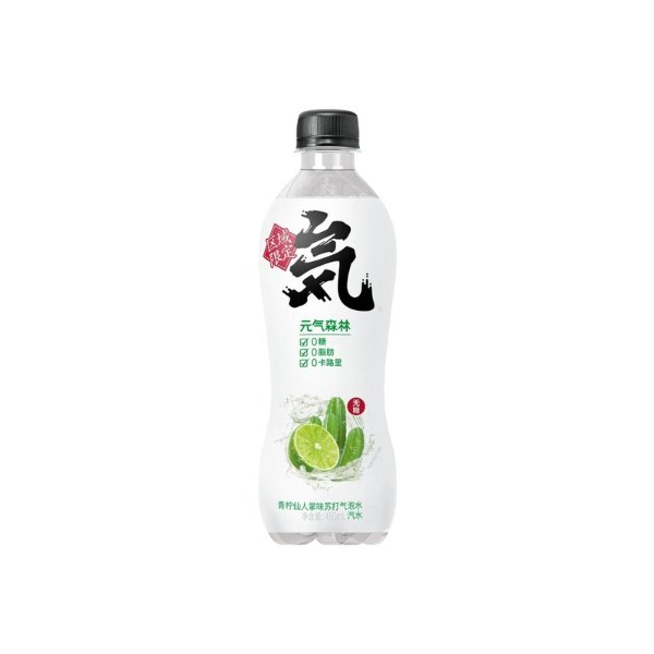 Genki Forest Sparkling Water Lime and Cactus Flavor 480ml