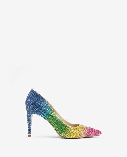 Site Exclusive! Riley 85 Rainbow Ombre Jeweled Heels