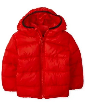 Toddler Boys Long Sleeve Puffer Jacket | The Children's Place