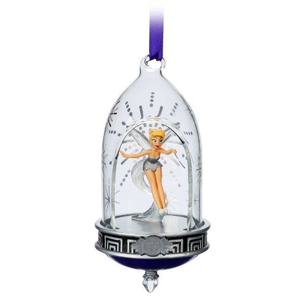 Tinker Bell Disney100 Glass Dome Sketchbook Ornament | shopDisney