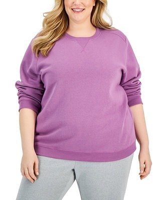 Plus Size Crewneck Sweatshirt, Created for Macy's