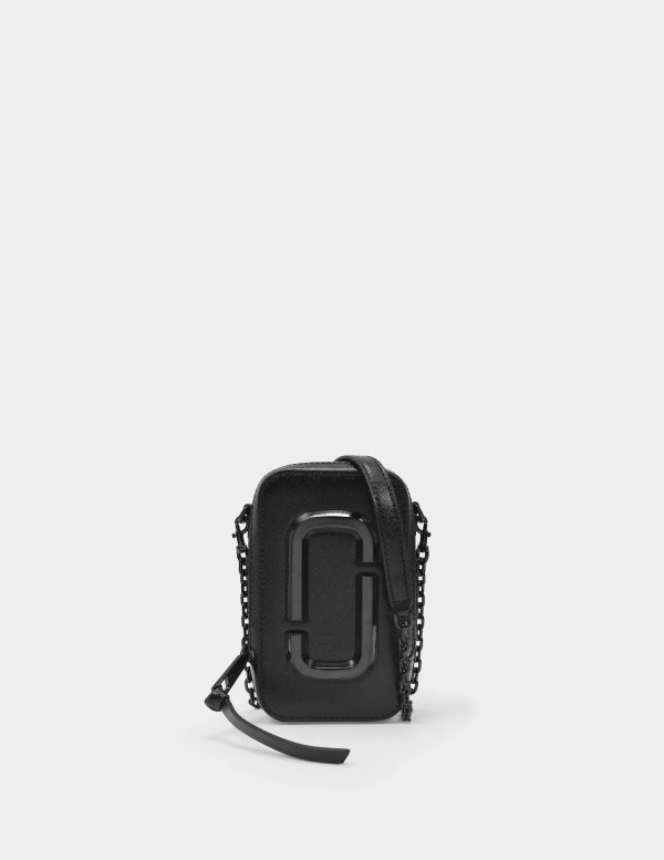 The Hot Shot Bag in Black Leather