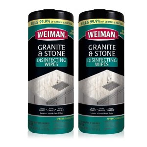 Weiman Granite Disinfectant Wipes - 30 Wipes - 2 Pack