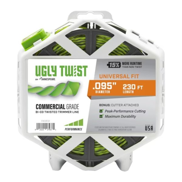 Ugly Twist 0.095-in x 230-ft Spooled Trimmer Line