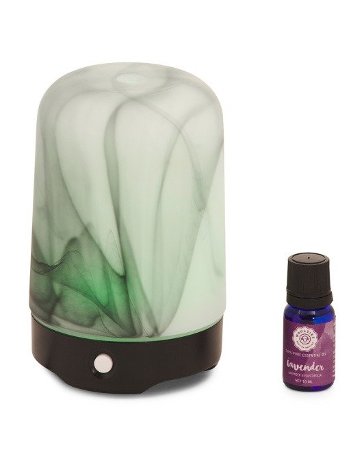 Glass Diffuser With Lavender Essential Oil