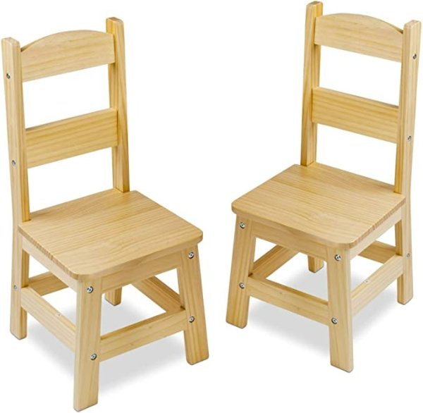 木制儿童椅子2把
