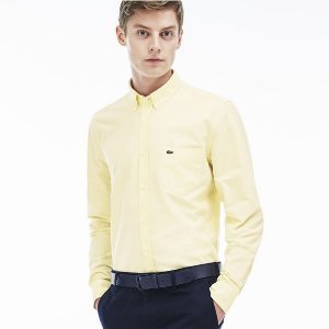 Lacoste Men's Regular Fit Oxford Woven Shirt