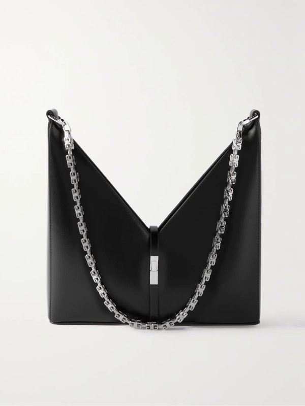 Cut Out small leather shoulder bag