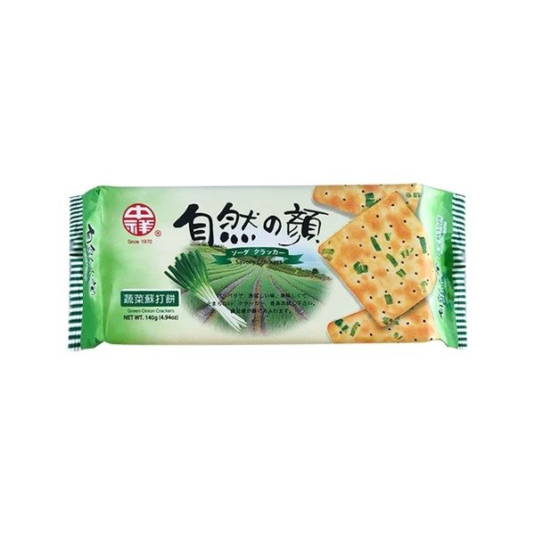 中祥 自然の颜 蔬菜苏打饼 140G