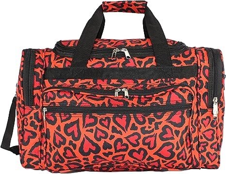World Traveler Feel Good Prints 19-inch Duffel Bag, Love, One Size