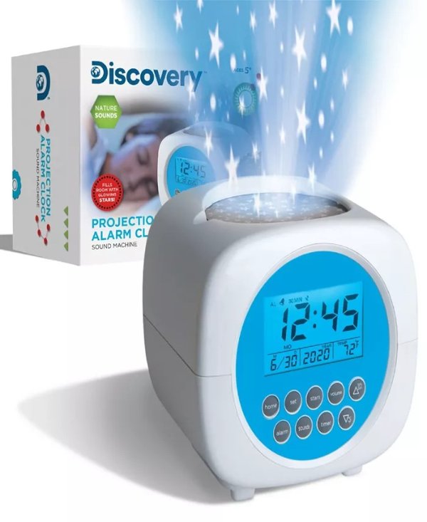 Discovery Projection Alarm Clock Star Kids