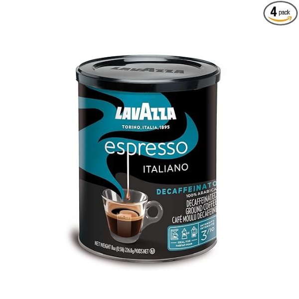 无咖啡因espresso咖啡粉 中度烘焙 4罐装