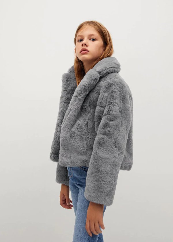 Faux fur coat - Girls | OUTLET USA