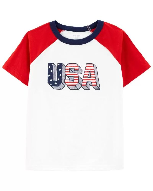 USA Raglan 儿童、大童T恤