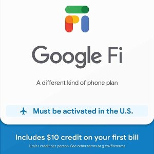 Google Fi SIM卡 电话卡 包含$10 credit