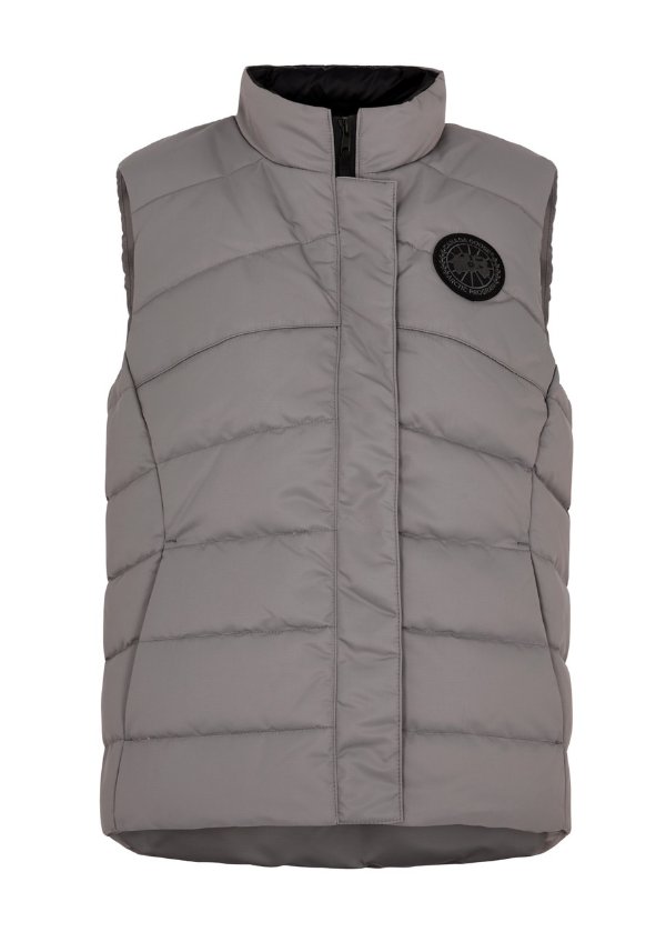 New Season Freestyle quilted satin-shell gilet