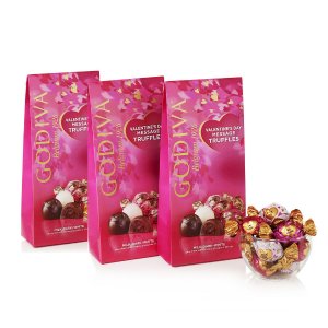 Valentines Day Wrapped Assorted Truffles (Set of 3)