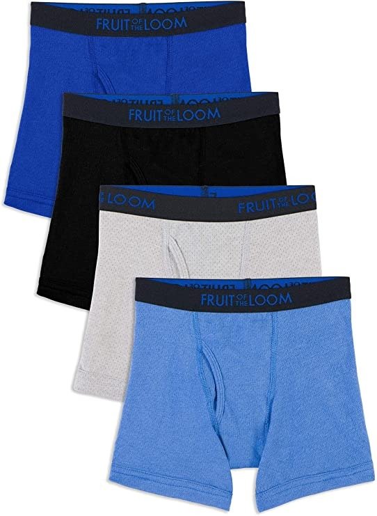 Boys' Cooling Breathable Mesh Boxer Briefs