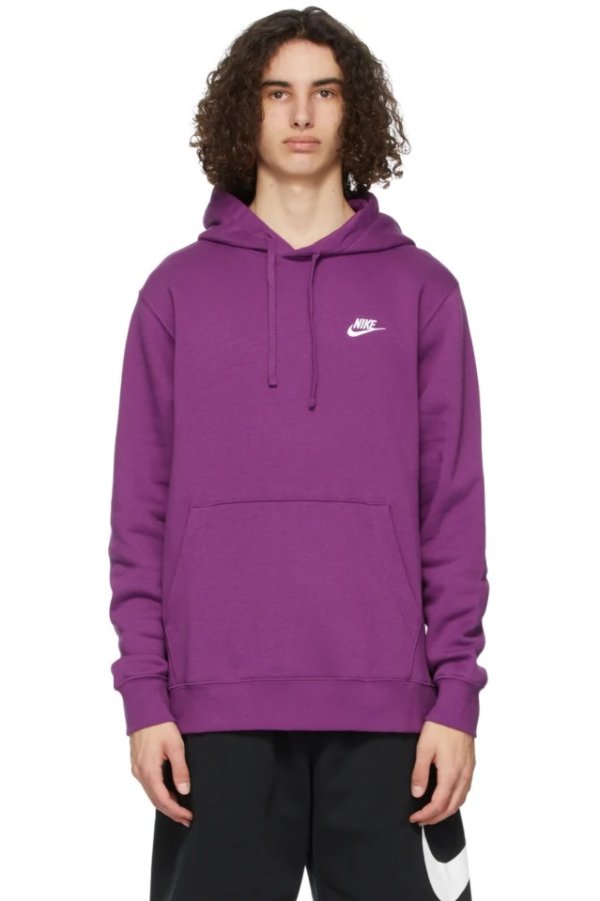 Purple Sportswear Club Hoodie