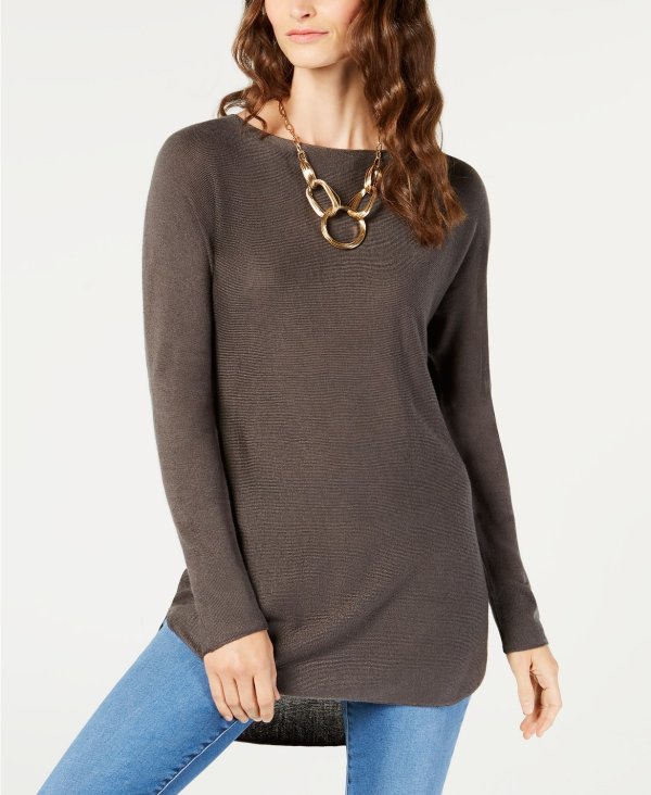 INC Shirttail Sweater, Created for Macy's