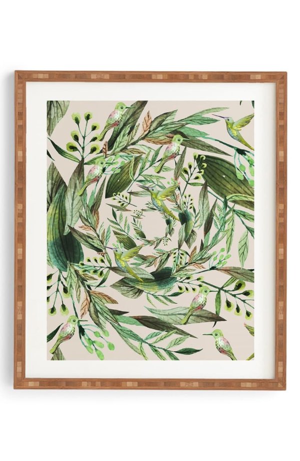 Nature in Circles Framed Wall Art