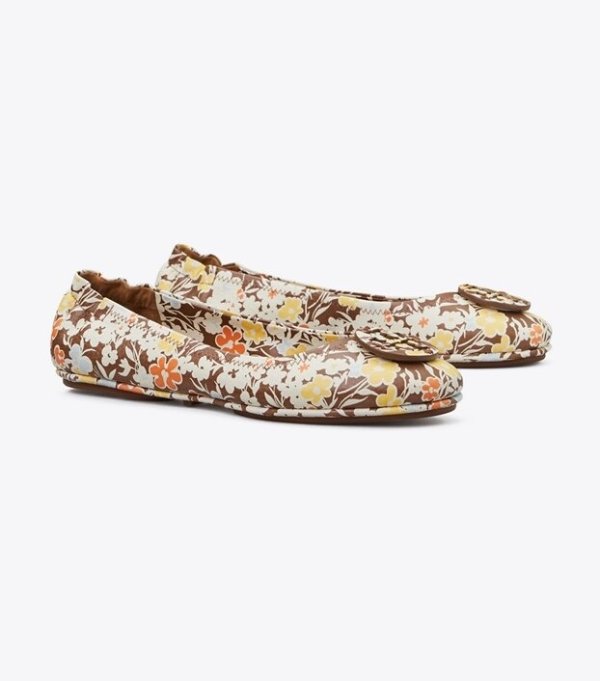 Minnie Printed Travel Ballet Flat, LeatherSession is about to end