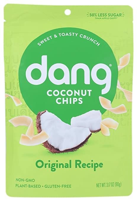 Toasted Coconut Chips | Original | 1 Pack | Vegan, Gluten Free, Non GMO, Healthy Snacks Made with Whole Foods | 3.17 Oz Resealable Bag
