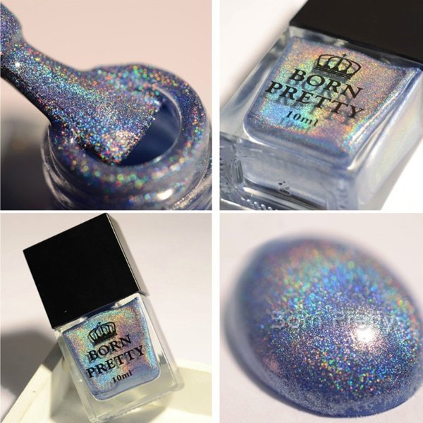 BORN PRETTY Holographic Holo Glitter Super Shine Nail Art Polish 