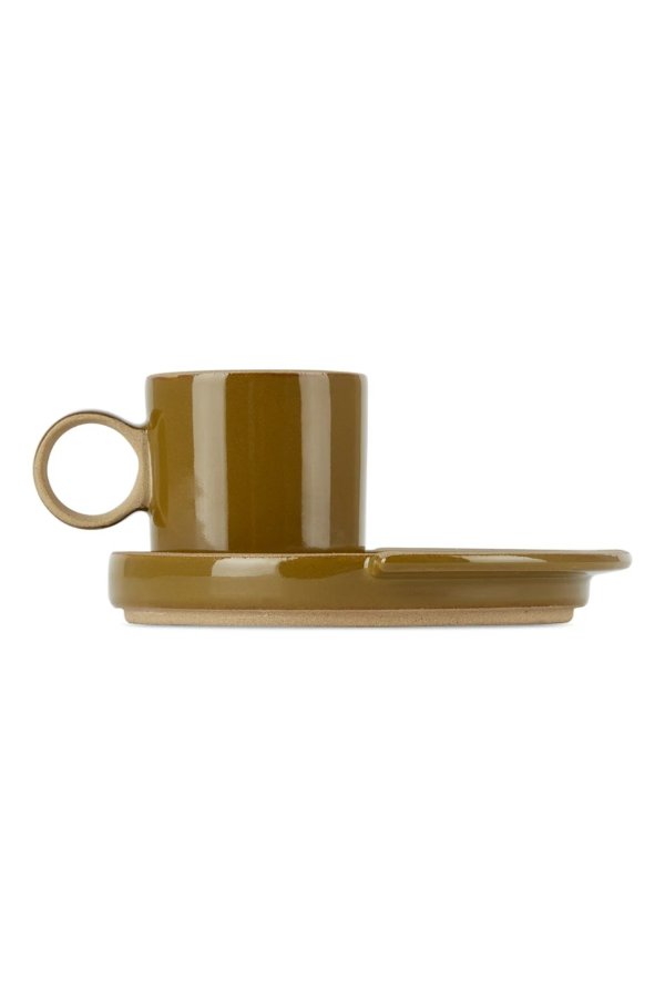 Khaki Ceramic Espresso Set