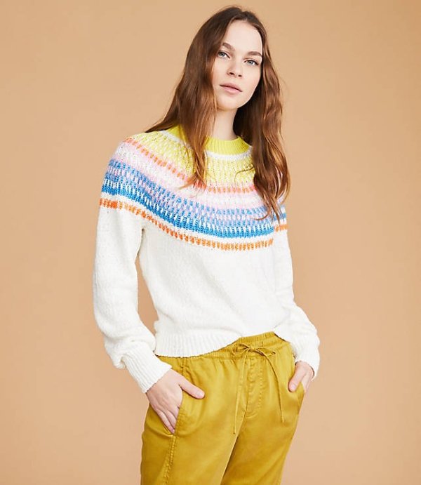 Rainbow Fairisle Sweater