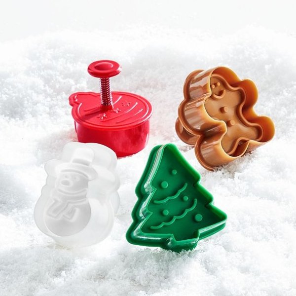 4-Pc. Holiday Cookie Cutter Set, Created for Macy's