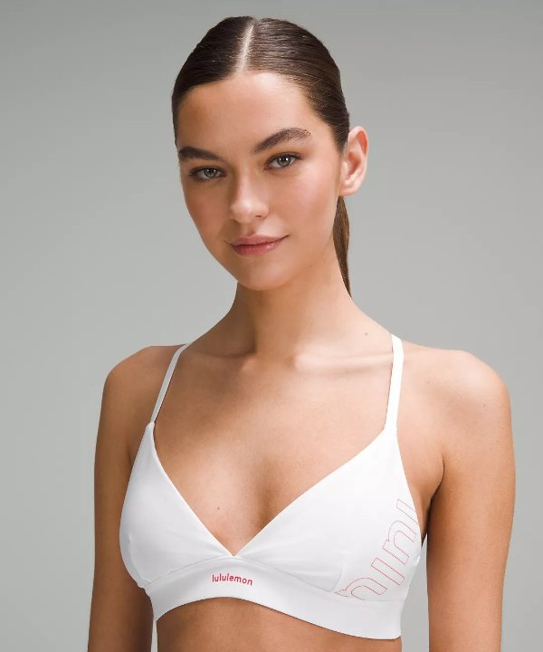 License to Train Triangle Bra Light Support, A/B Cup Graphic
