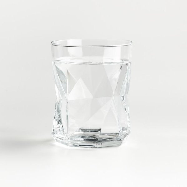 Gem Double Old-Fashioned Glass + Reviews | Crate & Barrel