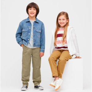Uniqlo 儿童新款休闲裤、卫裤、牛仔裤等限时优惠