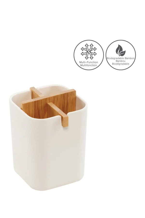 Multifunctional Bamboo Storage Container