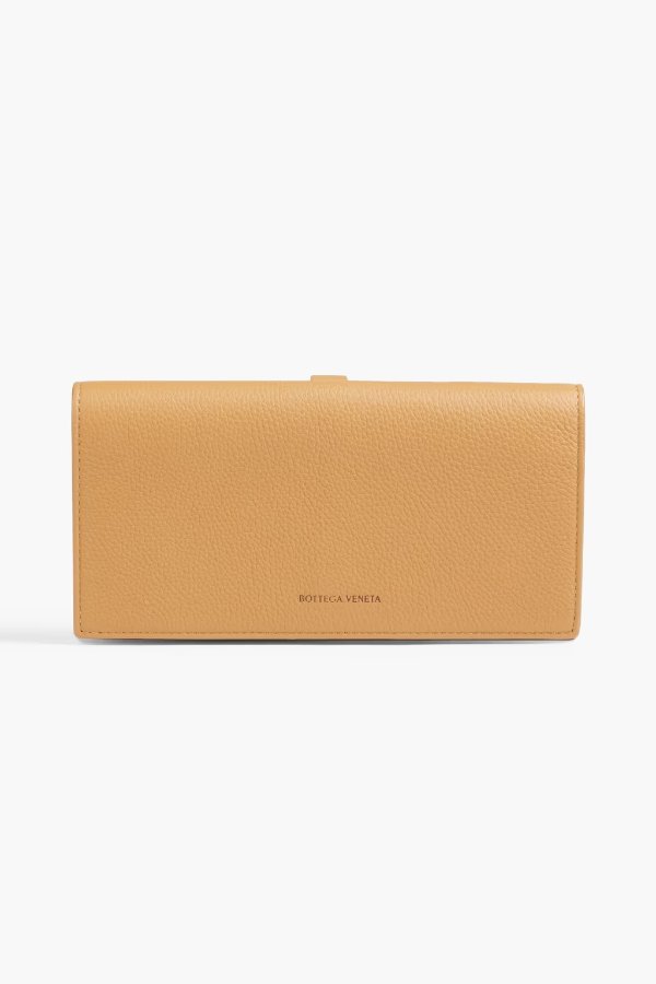 Pebbled-leather wallet