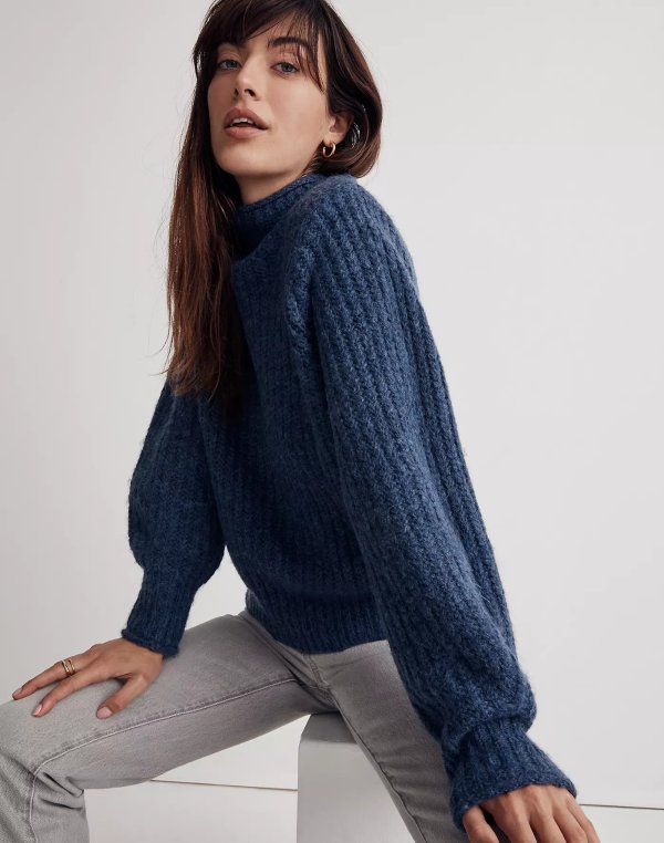 Loretto Mockneck Pullover Sweater